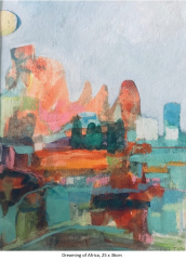 Dreaming of Africa, Mixed Media, 25 x 36cm
